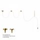 Подвесной светильник Loft IT Thread 10388B Brass. 