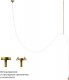 Подвесной светильник Loft IT Thread 10388C Brass. 