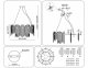 Подвесная люстра Ambrella light High Light LH31251. 