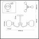Потолочная люстра Lumion Bliss 5641/3C. 