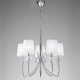 Подвесная люстра Mantra Loewe Chrome 4631. 