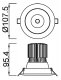 Точечный точечный светильник светильник Mantra Formentera C0077. 