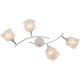 Потолочная люстра Reluce 01593-0.3-04 WH+CR. 