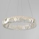 Подвесной светильник Eurosvet Solis 101004 LED никель хрусталь Strotskis. 