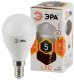 Лампа светодиодная Эра Стандарт E14 5Вт 2700K LED P45-5W-827-E14. 