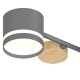 Потолочная люстра  68730-0.3-08 GX53 GREY+WOOD. 