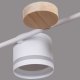 Потолочная люстра  68730-0.3-10 GX53 WH+WOOD. 