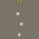 Подвесной светильник MD24001033 MD24001033-3A gold/clear. 