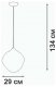 Подвесной светильник Vitaluce V2738 V2738-1/1S. 