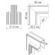 Соединитель угловой SPACE-Track system Inner corner12InW. 