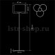 Торшер Lightstar Pittore 811734. 