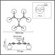 Потолочная люстра Landa 8249/6C. 