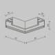 Соединитель угловой Accessories for tracks Exility X TRA239CL-41B. 