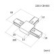 Коннектор Т-образный Practica 2201-CB-003. 