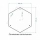 Уличный столб Elektrostandard Sirius F черное золото. 