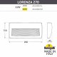 Накладной светильник Fumagalli LORENZA AS3.000.000.BXP1L. 