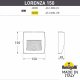 Накладной светильник Fumagalli LORENZA AS1.000.000.BXJ1L. 