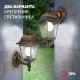 Светильник на штанге Эра  НБУ 04-60-001 бронза. 