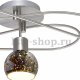Потолочная люстра Arte Lamp Illusione A6125PL-5SS. 
