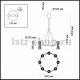 Потолочная люстра Odeon Light Grana 4013/81L. 