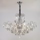 Подвесная люстра Eurosvet 10080/12 хром/прозрачный хрусталь Strotskis. 