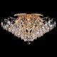 Потолочная люстра Eurosvet 10081/12 золото/прозрачный хрусталь Strotskis. 