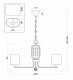 Подвесная люстра Freya Elin FR5016PL-05CH. 
