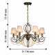 Подвесная люстра Favourite Lily 2305-7P. 