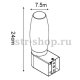 Подсветка для зеркал Arte Lamp A1209AP-1WH. 