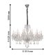 Подвесная люстра Favourite Lawanda 2022-12P. 