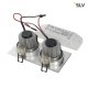 Встраиваемый светодиодный светильник SLV New Tria Led 2 Square Set 113926. 