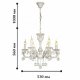 Подвесная люстра Favourite Gesso 1308-6P. 