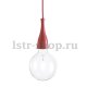 Подвесной светильник Ideal Lux Minimal SP1 Rosso. 
