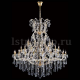 Каскадная люстра Crystal Lux Hollywood SP53 Gold. 