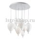 Подвесная люстра Ideal Lux Clown SP8 Bianco. 