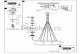 Подвесная люстра Eglo Poldras 94328. 