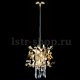 Подвесная люстра Crystal Lux Romeo SP2 Gold D250. 