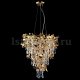 Подвесная люстра Crystal Lux Romeo SP10 Gold D600. 