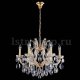 Подвесная люстра Crystal Lux Hollywood SP6 Gold. 