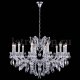Подвесная люстра Crystal Lux Hollywood SP12 Chrome. 