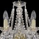 Подвесная люстра Bohemia Ivele Crystal 1413/6/165/G. 
