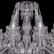 Подвесная люстра Bohemia Ivele Crystal 1413/16+8/400/Ni. 