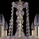Подвесная люстра Bohemia Ivele Crystal 1402/6/160/G/Leafs. 