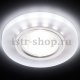 Встраиваемый светодиодный светильник Ambrella light Led S214 WH/CH/WH. 