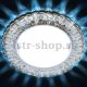 Встраиваемый светодиодный светильник Ambrella light GX53 LED G315 CL/CLD. 