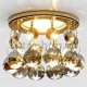 Встраиваемый светильник Ambrella light Crystal K2051C KF/G. 