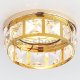 Встраиваемый светильник Ambrella light Crystal K101 CL/G. 