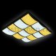 Потолочный светодиодный светильник Ambrella light Orbital Crystal Sand FS1520 WH/SD 288W D810*720. 