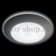 Потолочный светодиодный светильник Ambrella light Orbital Crystal Sand FS1250 WH/SD 48W D390. 