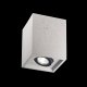 Потолочный светильник Ideal Lux Oak PL1 Square Cemento. 